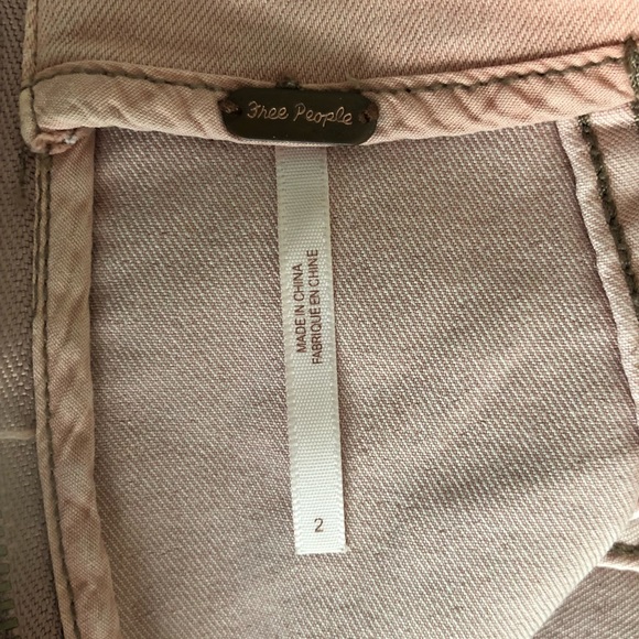 Blush Acid Washed Denim Skirt - Picture 5 of 6